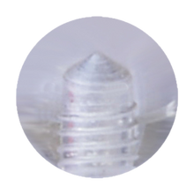 Load image into Gallery viewer, Clear acrylic externally threaded ball

