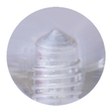 Load image into Gallery viewer, Clear acrylic threaded ball
