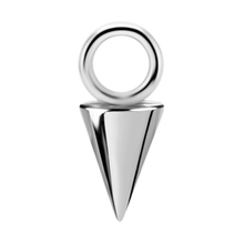 Load image into Gallery viewer, Nickel-free cobalt-chrome medium plain spike charm
