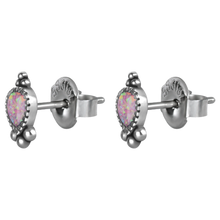 Load image into Gallery viewer, Ornate Opal Ear Studs
