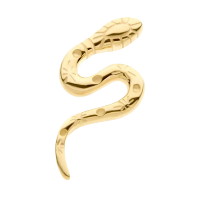 14Kt Yellow Gold Snake Threadless Attachment 