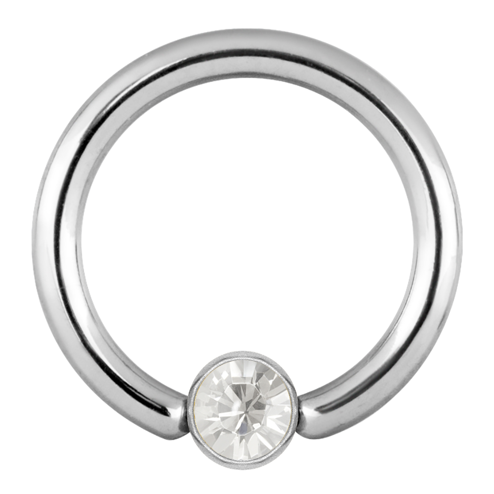 Jewelled Disc Closure Ring