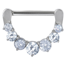 Load image into Gallery viewer, Graduated Prong-Set Jewelled Nipple Clicker
