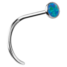 Load image into Gallery viewer, Opal Curved Nose Stud
