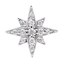 Load image into Gallery viewer, Jewelled CoCr NF north star internally threaded attachment
