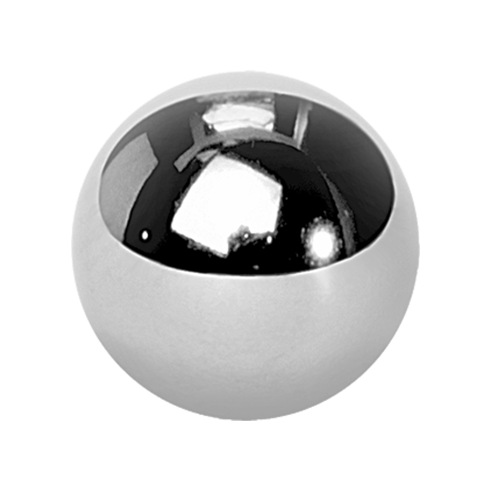 Plain steel ball made for ball closure rings