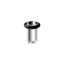 Load image into Gallery viewer, Steel tunnel with a single flare and o-ring rubber on the back. 5mm
