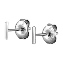 Load image into Gallery viewer, Surgical Steel 316L ear studs with a 08mm long round bar design
