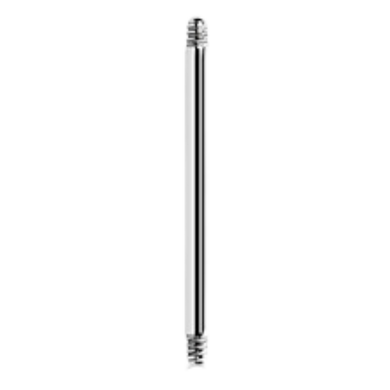 Surgical steel 316L 1.2mm thick straight microbar pin. 12mm long