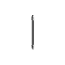 Load image into Gallery viewer, Surgical steel 316L 1.2mm thick straight microbar pin. 4.5mm long
