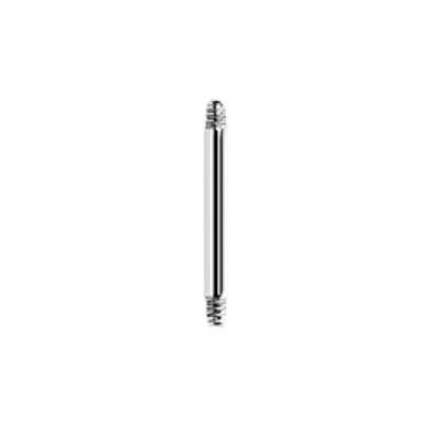 Surgical steel 316L 1.2mm thick straight microbar pin. 4.5mm long