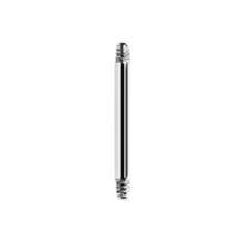 Load image into Gallery viewer, Surgical steel 316L 1.2mm thick straight microbar pin. 6mm long
