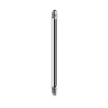 Load image into Gallery viewer, Surgical steel 316L 1.2mm thick straight microbar pin. 9mm long
