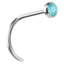 Load image into Gallery viewer, Jewelled Curved Nose Stud
