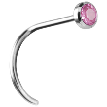 Load image into Gallery viewer, Jewelled Curved Nose Stud
