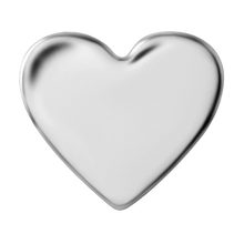 Load image into Gallery viewer, Flat heart internal attachment in plain titanium
