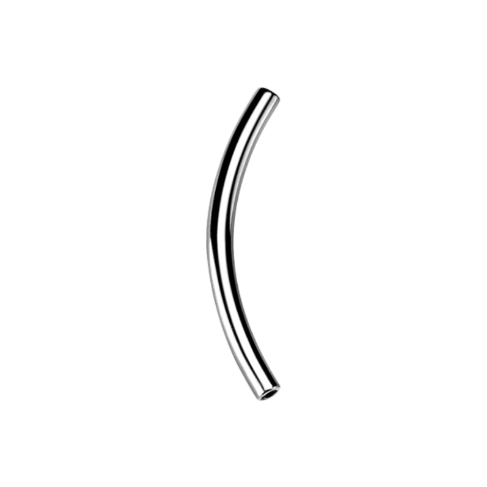 Internally Threaded Curved Micro Barbell Pin – Queen Of Steel