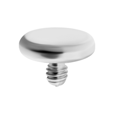 Titanium plain flat disc dermal attachment 3mm