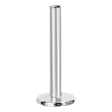Titanium micro labret pin or flat back bar 