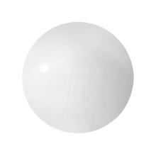 Load image into Gallery viewer, White acrylic threaded ball
