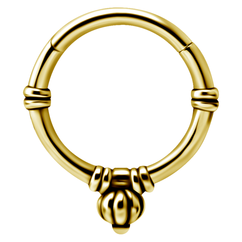 Acorn Ethnic Hinged Ring