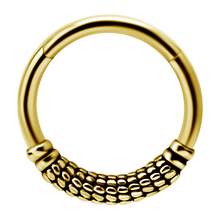Load image into Gallery viewer, Armadillo Ethnic Hinged Ring
