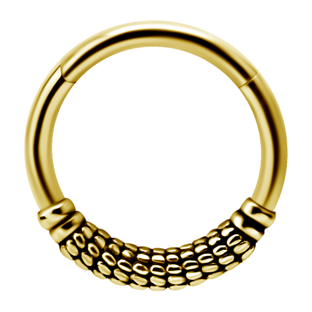 Armadillo Ethnic Hinged Ring