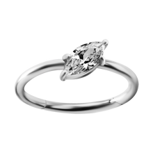 Load image into Gallery viewer, Marquise Cubic Zirconia Conch Ring
