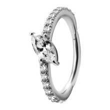 Load image into Gallery viewer, Multi-Stone Conch Ring set with Marquise Cubic Zirconia

