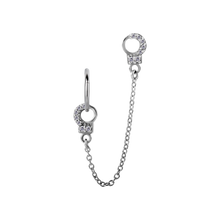 Load image into Gallery viewer, Double Handcuff Connecting Chain Charm
