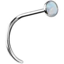 Load image into Gallery viewer, Opal Curved Nose Stud
