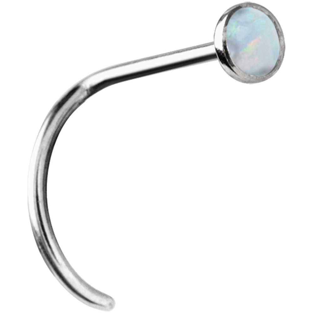 Opal Curved Nose Stud
