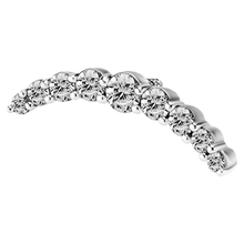 Load image into Gallery viewer, Crescent Attachment set with Premium Zirconia
