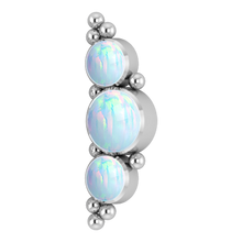 Load image into Gallery viewer, Three Stone Opal Cluster Attachment
